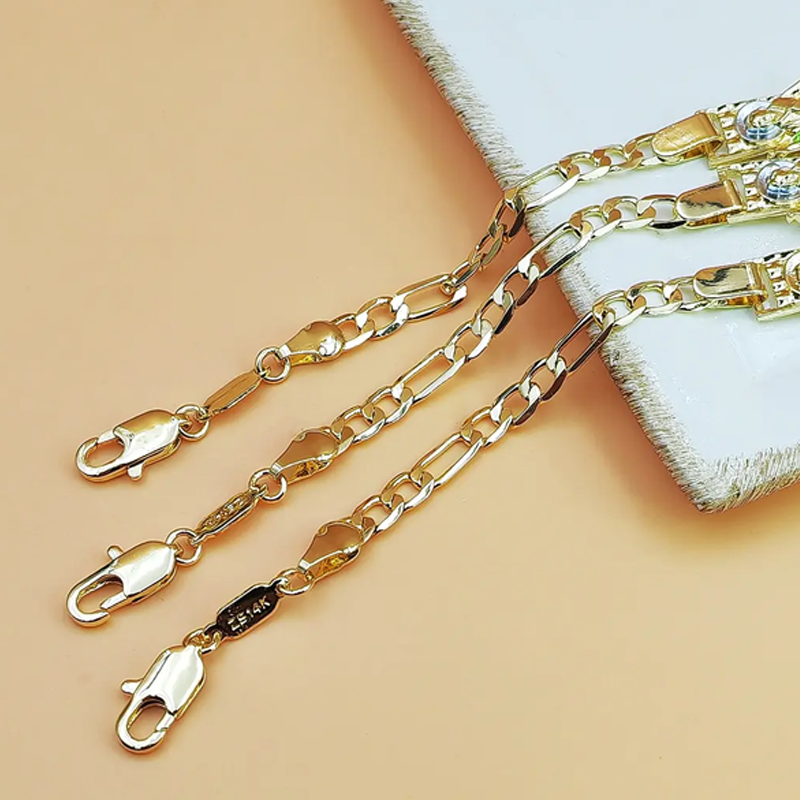 💎 53% RABATT! 🎁 Das perfekte Geschenk? ✨ Figaro-Schakelarmband für Herren und Damen 💍