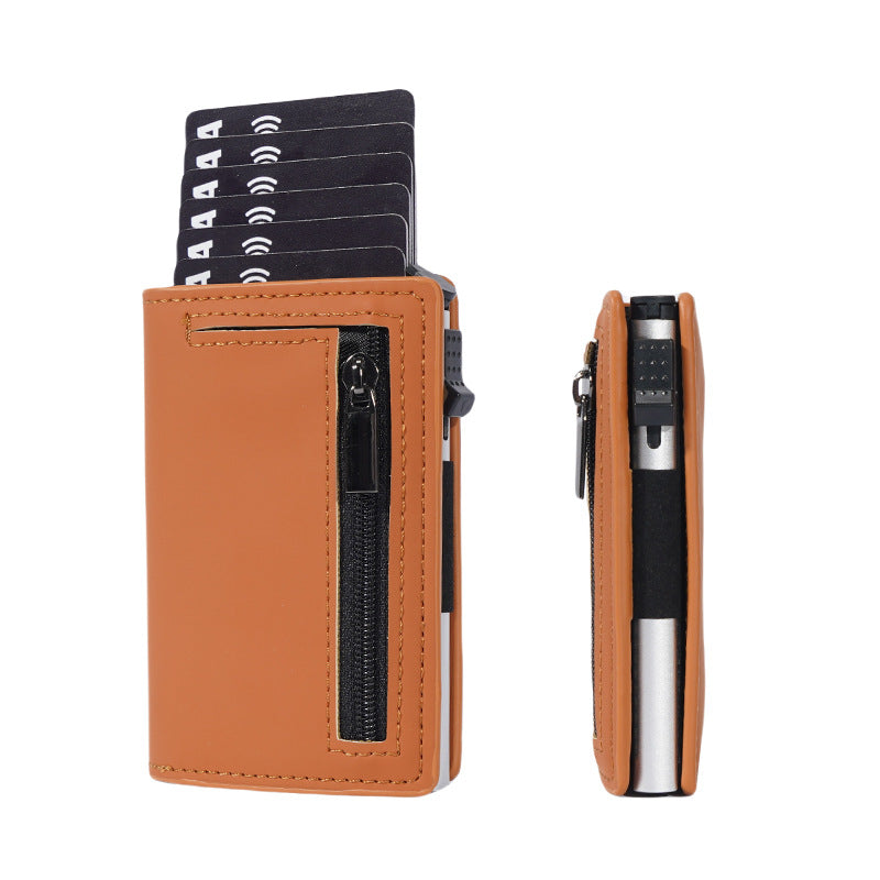 ⏳ 50% Rabatt! 💳 RFID-Blocker Smart Wallet – Kartenwurf mit 1 Klick + Münzfach, ultradünnes Design