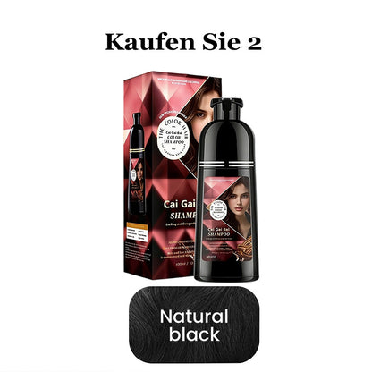 🍎 JETZT 50 % RABATT!✨3-in-1 Haarfärbe-Shampoo, Pflanzenextrakte für leuchtende