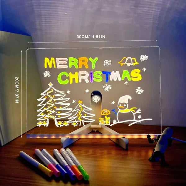 ✨Letzte Woche zum Sonderpreis: € 18.99 !!⏳🎨Leuchtende LED-Zeichentafel für Kinder