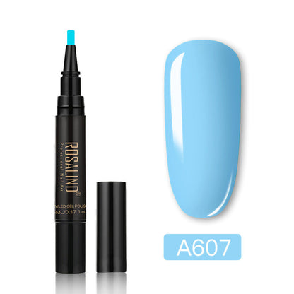💅 Nur 3 €! 3-in-1-Nagellackstift – ohne Unterlack/Topcoat | Umweltfreundliches Wasserharz | DIY-Nagelset ✨