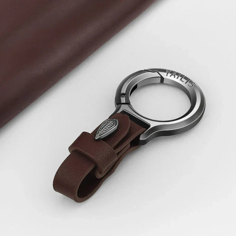 📌📌Upgrade für Ihre Schlüssel - Kaufe eins, bekomme eins gratis🛡️🛡️Der elegante PU-Leder Schlüsselanhänger