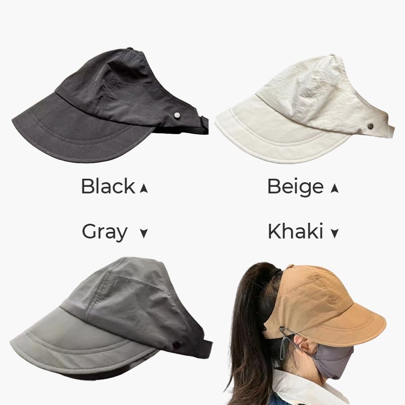 🧢 55% Rabatt! UPF 50+ Damen Sonnenhut mit Belüftung | Verstellbar, Einheitsgröße | Verbreiterte Krempe | Outdoor-Hut für Wandern & Reisen