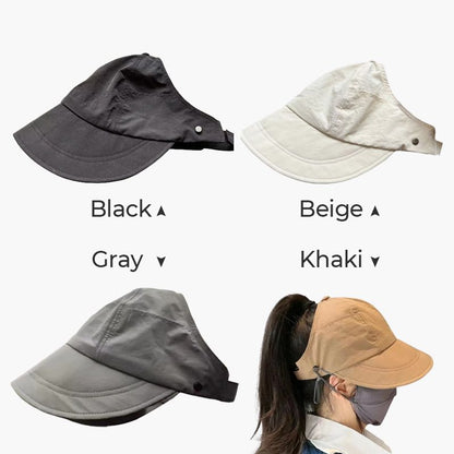 🧢 55% Rabatt! UPF 50+ Damen Sonnenhut mit Belüftung | Verstellbar, Einheitsgröße | Verbreiterte Krempe | Outdoor-Hut für Wandern & Reisen