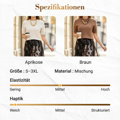 ✨🔥Zweiteiliges Set für Damen bestehend aus Pullover und fließendem Rock mit Leopardenmuster