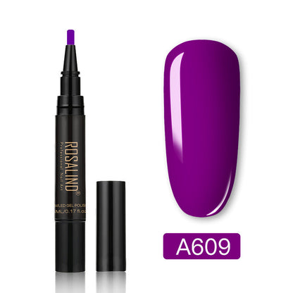 💅 Nur 3 €! 3-in-1-Nagellackstift – ohne Unterlack/Topcoat | Umweltfreundliches Wasserharz | DIY-Nagelset ✨