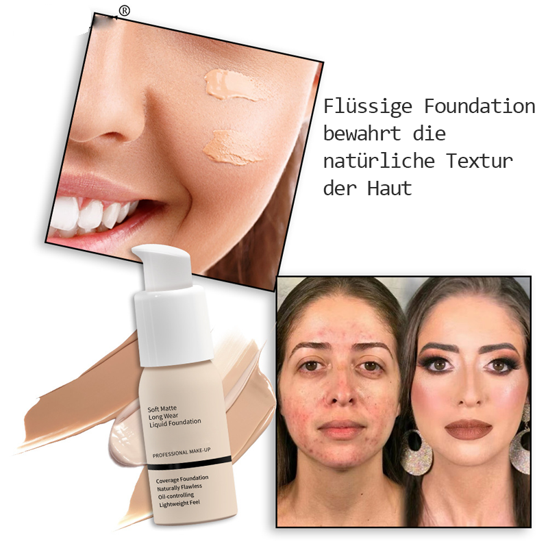 🔥Kaufen Sie 1, erhalten Sie 1 kostenlos🔥Weiche Matte Flüssige Foundation
