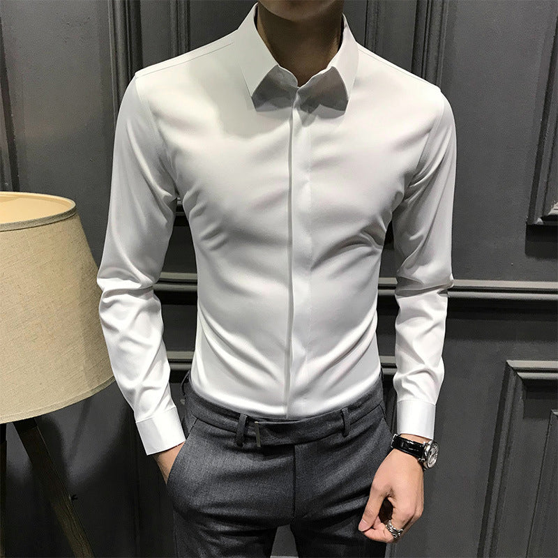 🎉2026 Neuheiten-Schnäppchenangebot✨Knitterfreies Button-Down-Hemd für Herren