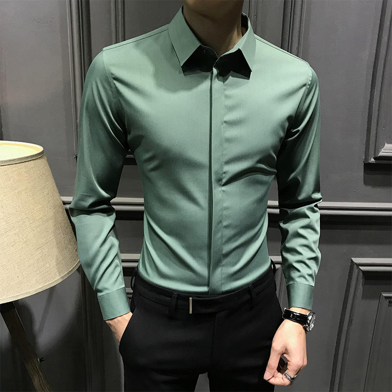 🎉2026 Neuheiten-Schnäppchenangebot✨Knitterfreies Button-Down-Hemd für Herren