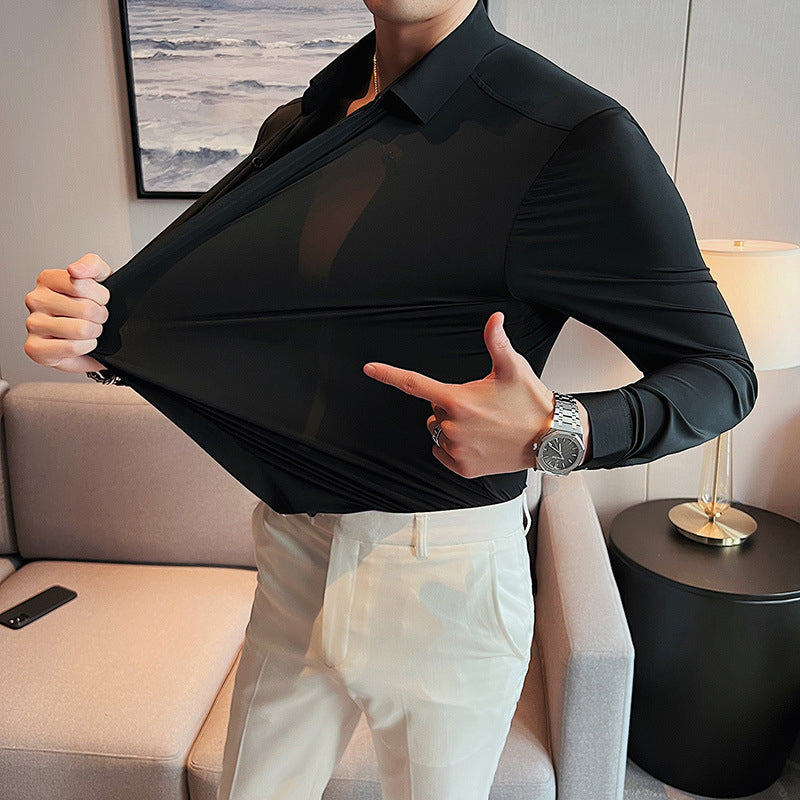 🎉2026 Neuheiten-Schnäppchenangebot✨Knitterfreies Button-Down-Hemd für Herren