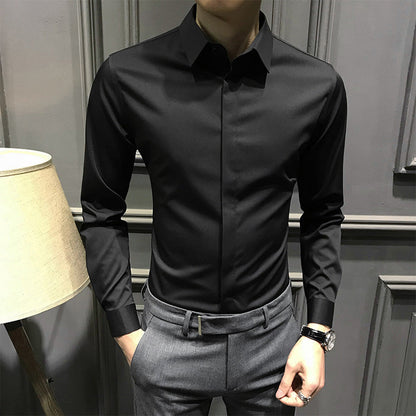 🎉2026 Neuheiten-Schnäppchenangebot✨Knitterfreies Button-Down-Hemd für Herren