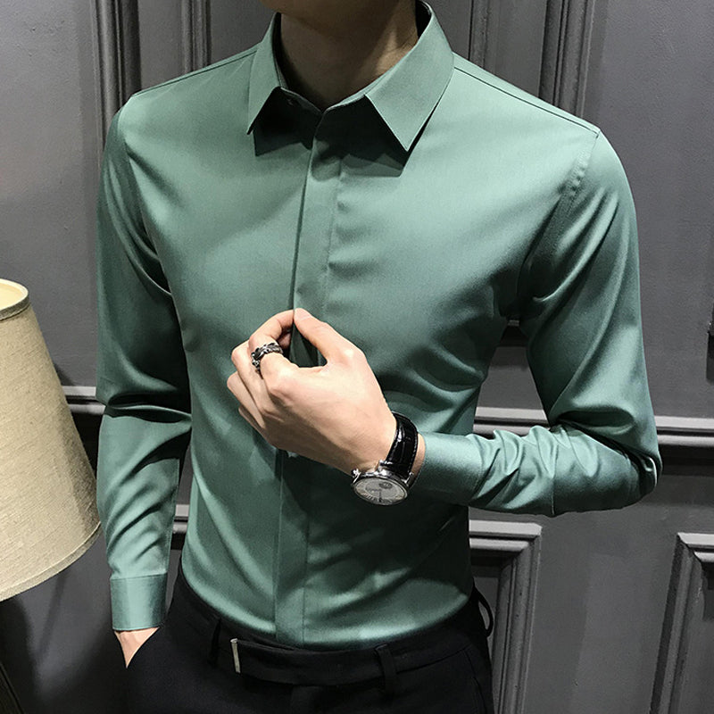 🎉2026 Neuheiten-Schnäppchenangebot✨Knitterfreies Button-Down-Hemd für Herren