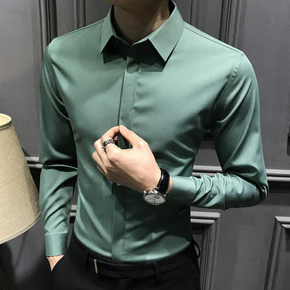 🎉2026 Neuheiten-Schnäppchenangebot✨Knitterfreies Button-Down-Hemd für Herren