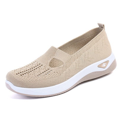 🔥Damenschuhe, bequeme, atmungsaktive, rutschfeste orthopädische Wanderschuhe für Menschen mittleren Alters und ältere Menschen