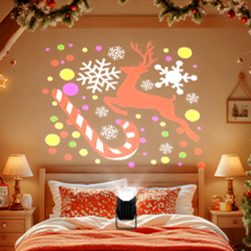 ⏰Vorverkauf für 2026 ⚡🔥50% RABATT🎅Rotierender LED-Weihnachtsprojektor