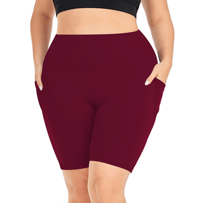 🔥 60% Rabatt – Nur kurze Zeit! ✨ Damen Hochtauch-Sporthose mit 2 Taschen: Feuchtigkeitsableitend & bauchkontrollierend 🏃‍♀️