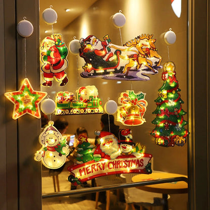 ⛄Weihnachtsvorverkauf🎄 Weihnachts-Fensterlichter💡