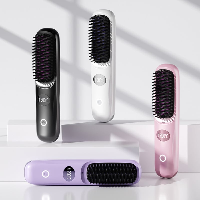 💖NUR NOCH 49 % RABATT💖 2-in-1-Haarglätter und kabelloser Haarglätter mit LED-Anzeige