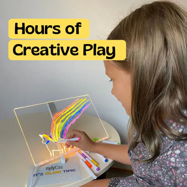✨Letzte Woche zum Sonderpreis: € 18.99 !!⏳🎨Leuchtende LED-Zeichentafel für Kinder