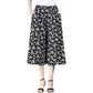 (🎁Hot Sale 2024 für das neue Jahr🎁-49 % RABATT) Damen Culottes aus Chiffon mit weitem Bein und hoher elastischer Taille