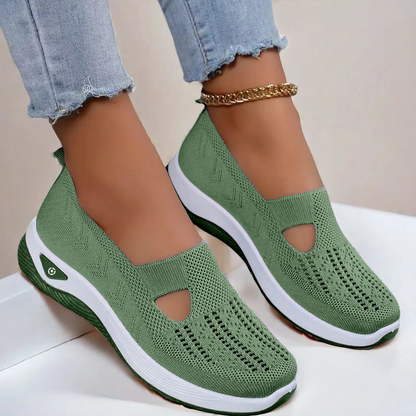 🔥Damenschuhe, bequeme, atmungsaktive, rutschfeste orthopädische Wanderschuhe für Menschen mittleren Alters und ältere Menschen