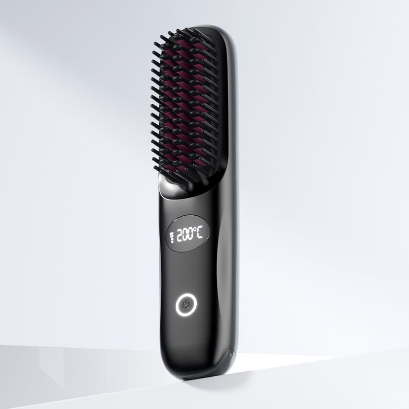 💖NUR NOCH 49 % RABATT💖 2-in-1-Haarglätter und kabelloser Haarglätter mit LED-Anzeige