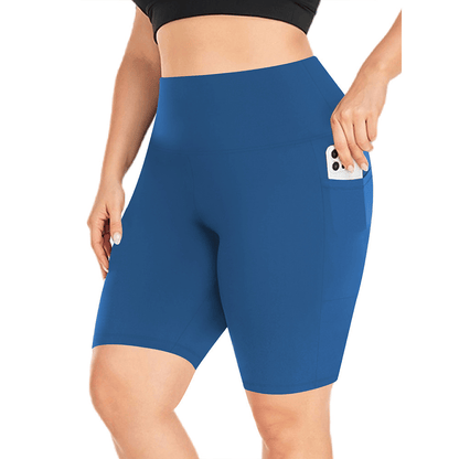🔥 60% Rabatt – Nur kurze Zeit! ✨ Damen Hochtauch-Sporthose mit 2 Taschen: Feuchtigkeitsableitend & bauchkontrollierend 🏃‍♀️