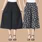 (🎁Hot Sale 2024 für das neue Jahr🎁-49 % RABATT) Damen Culottes aus Chiffon mit weitem Bein und hoher elastischer Taille