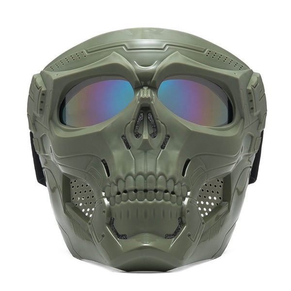 Schädel-Horror-Helm-Maske - 60% RABATT