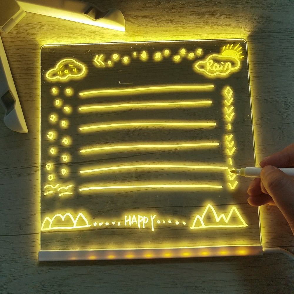 ✨Letzte Woche zum Sonderpreis: € 18.99 !!⏳🎨Leuchtende LED-Zeichentafel für Kinder