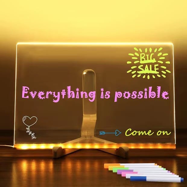 ✨Letzte Woche zum Sonderpreis: € 18.99 !!⏳🎨Leuchtende LED-Zeichentafel für Kinder
