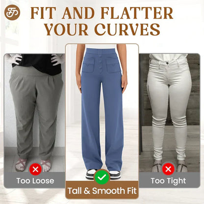 🔥Letzter Tag 50% RABATT🔥2026 NEUE Damen Casual High Waist Stretch Hose