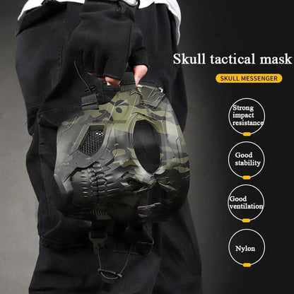 Schädel-Horror-Helm-Maske - 60% RABATT