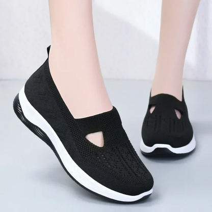 🔥Damenschuhe, bequeme, atmungsaktive, rutschfeste orthopädische Wanderschuhe für Menschen mittleren Alters und ältere Menschen