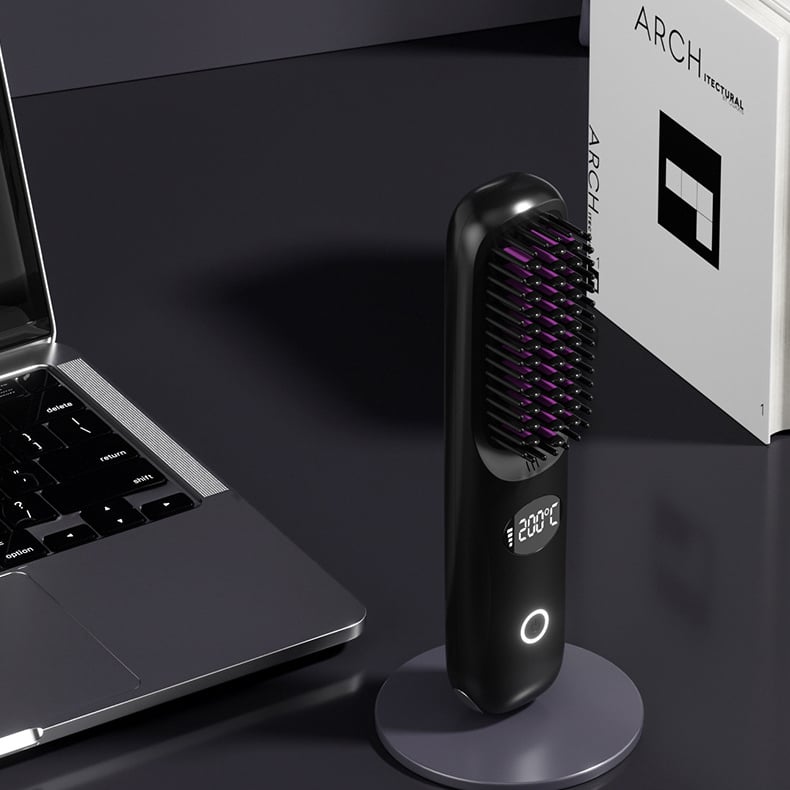 💖NUR NOCH 49 % RABATT💖 2-in-1-Haarglätter und kabelloser Haarglätter mit LED-Anzeige