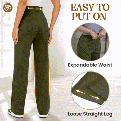 🔥Letzter Tag 50% RABATT🔥2026 NEUE Damen Casual High Waist Stretch Hose