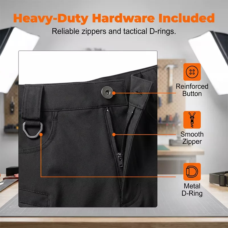 👖 Herren Cargohose – robust, mit mehreren Taschen, 9 Farben – ideal für Arbeit, Wandern & Alltag 💪🎨🏔️