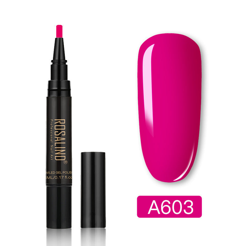 💅 Nur 3 €! 3-in-1-Nagellackstift – ohne Unterlack/Topcoat | Umweltfreundliches Wasserharz | DIY-Nagelset ✨