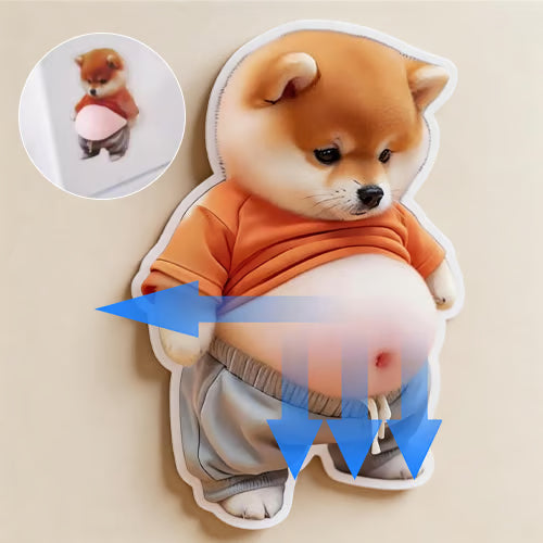 🔥🎁 2+3 GRATIS!! ✨ Warum 50.000+ Menschen diesen pummeligen Hund auf alles kleben (Es ist nicht nur süß – es funktioniert)