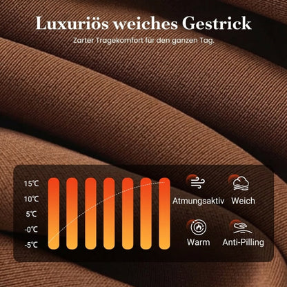 ✨🔥Zweiteiliges Set für Damen bestehend aus Pullover und fließendem Rock mit Leopardenmuster