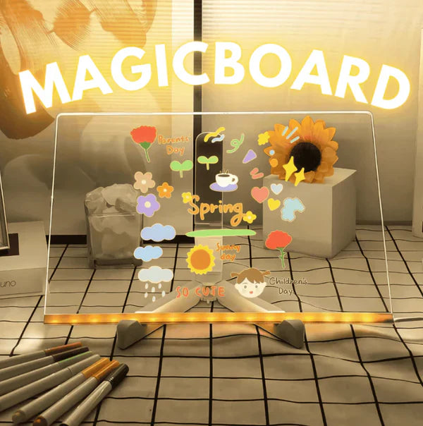 ✨Letzte Woche zum Sonderpreis: € 18.99 !!⏳🎨Leuchtende LED-Zeichentafel für Kinder