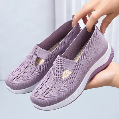 🔥Damenschuhe, bequeme, atmungsaktive, rutschfeste orthopädische Wanderschuhe für Menschen mittleren Alters und ältere Menschen