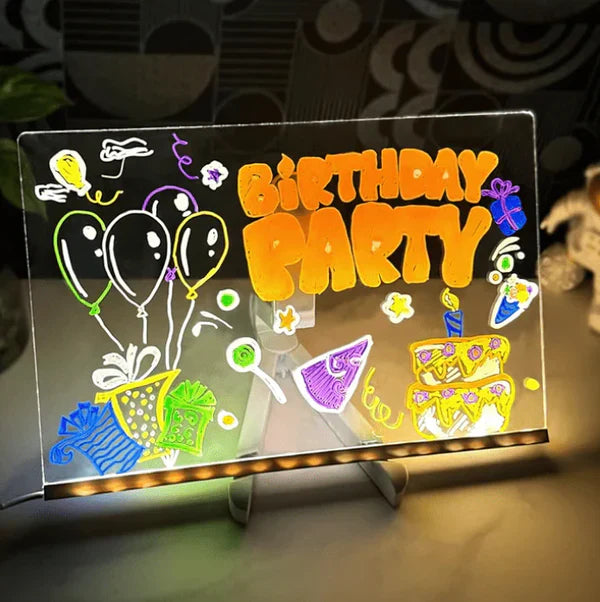 ✨Letzte Woche zum Sonderpreis: € 18.99 !!⏳🎨Leuchtende LED-Zeichentafel für Kinder