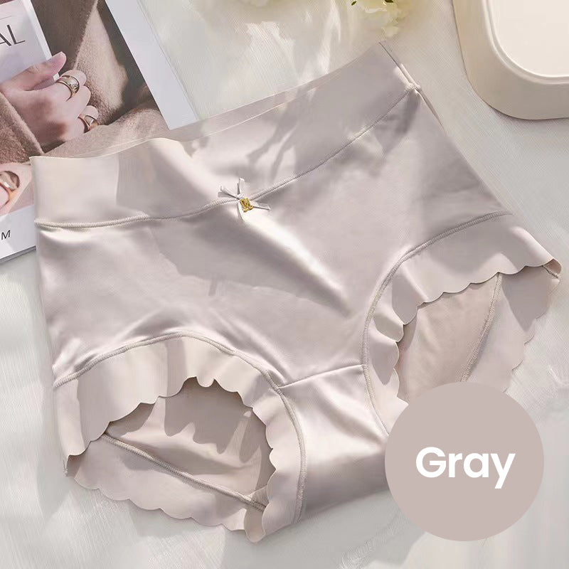 💥Kaufe 2, erhalte 1 kostenlos🥰Atmungsaktive Damen-Slips aus hochelastischem Satin mit Baumwollfutter, gesund, bequem und nahtlos