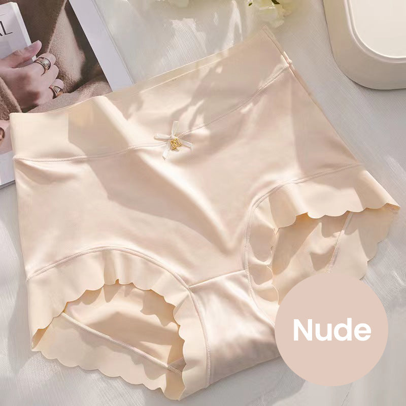 💥Kaufe 2, erhalte 1 kostenlos🥰Atmungsaktive Damen-Slips aus hochelastischem Satin mit Baumwollfutter, gesund, bequem und nahtlos