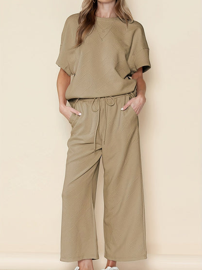 🌷Frühling/Sommer Bestseller 🍃Begrenzte Zeit 49% Rabatt💥Damen Sommer 2-teiliger Hausanzug✨