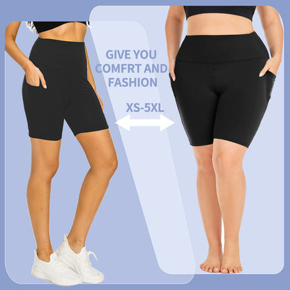 🔥 60% Rabatt – Nur kurze Zeit! ✨ Damen Hochtauch-Sporthose mit 2 Taschen: Feuchtigkeitsableitend & bauchkontrollierend 🏃‍♀️