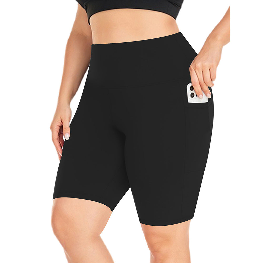 🔥 60% Rabatt – Nur kurze Zeit! ✨ Damen Hochtauch-Sporthose mit 2 Taschen: Feuchtigkeitsableitend & bauchkontrollierend 🏃‍♀️