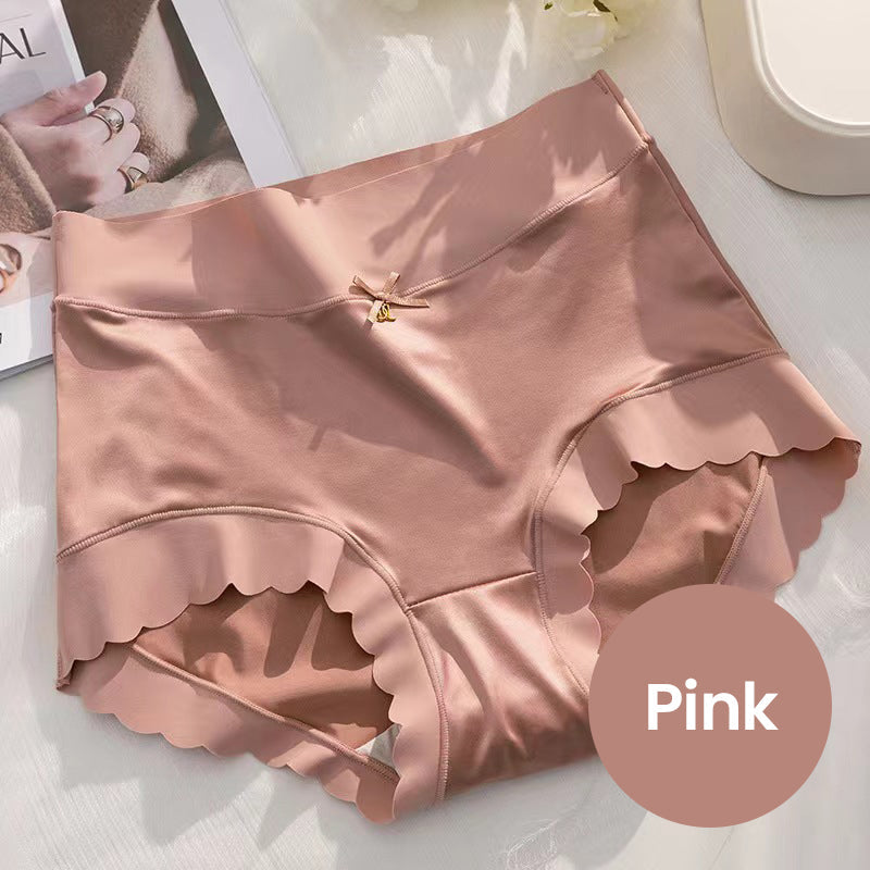 💥Kaufe 2, erhalte 1 kostenlos🥰Atmungsaktive Damen-Slips aus hochelastischem Satin mit Baumwollfutter, gesund, bequem und nahtlos
