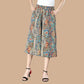 (🎁Hot Sale 2024 für das neue Jahr🎁-49 % RABATT) Damen Culottes aus Chiffon mit weitem Bein und hoher elastischer Taille